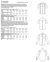 Vogue Unisex / Top Vest Sewing Pattern V1622