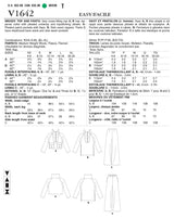 Vogue Sportswear Misses Sewing Pattern V1642