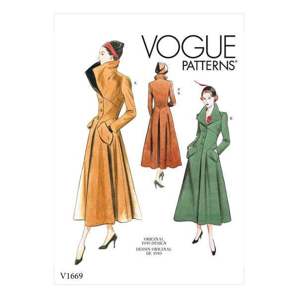 Vogue Misses Outerwear Sewing Pattern V1669