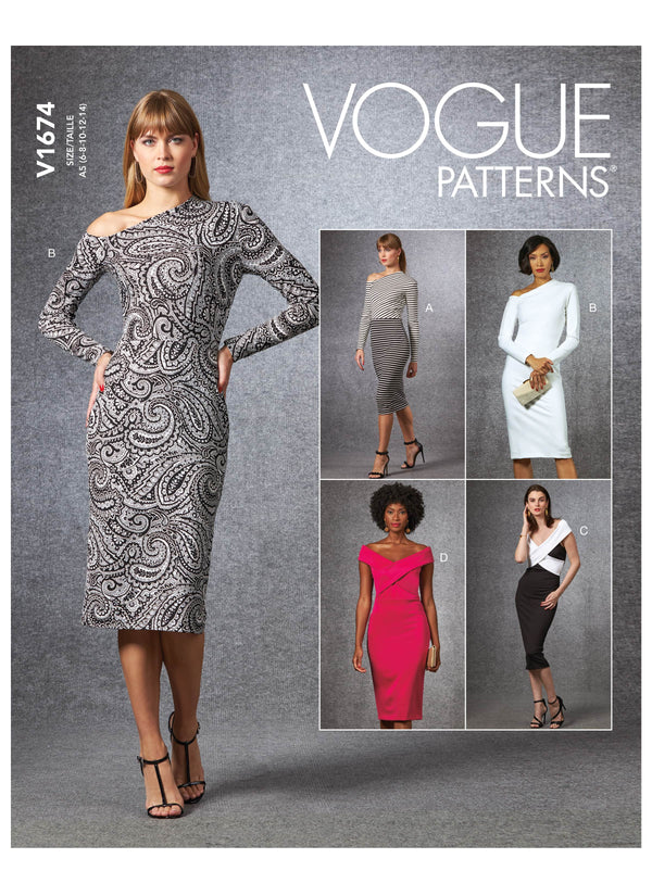 Vogue Misses Dress Sewing Pattern V1674