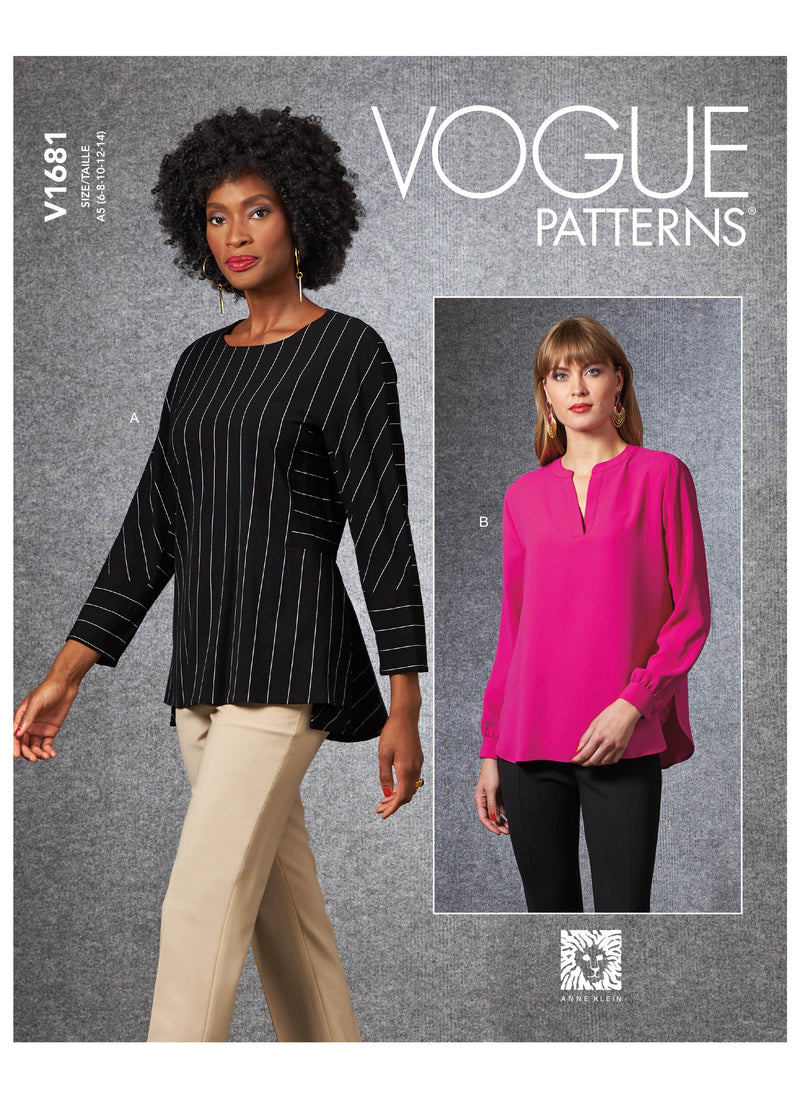 Vogue Misses Top Sewing Pattern V1681