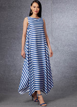 Vogue Misses Dress Sewing Pattern V1691A (S-M-L-XL-XXL)