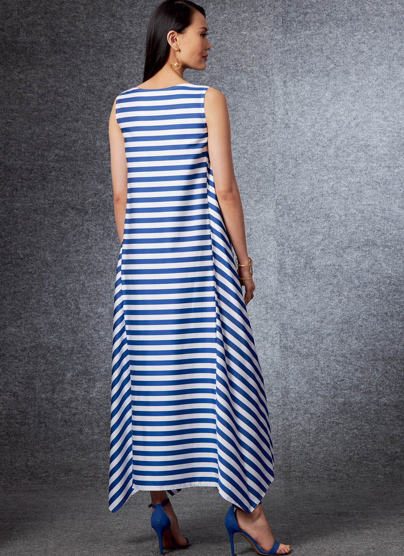 Vogue Misses Dress Sewing Pattern V1691A (S-M-L-XL-XXL)
