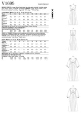 Vogue Dress Misses Sewing Pattern V1699