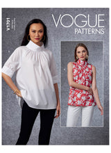 Vogue Misses Top/Vest Top Sewing Pattern V1701A (S-M-L-XL-XXL)