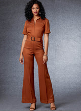 Vogue Jumpsuit Misses Belt Sewing Pattern V1719