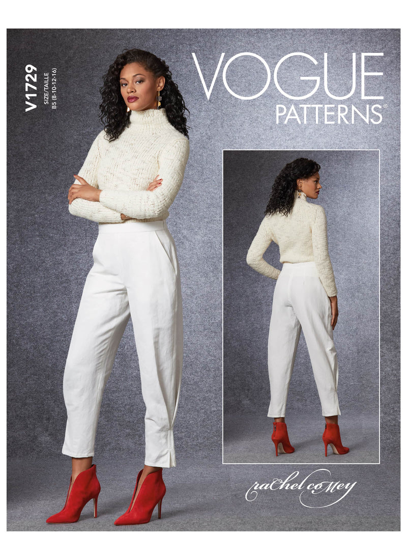 Vogue Pants Misses Sewing Pattern V1729