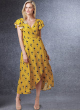 Vogue Wrap Misses Dress Sewing Pattern V1734