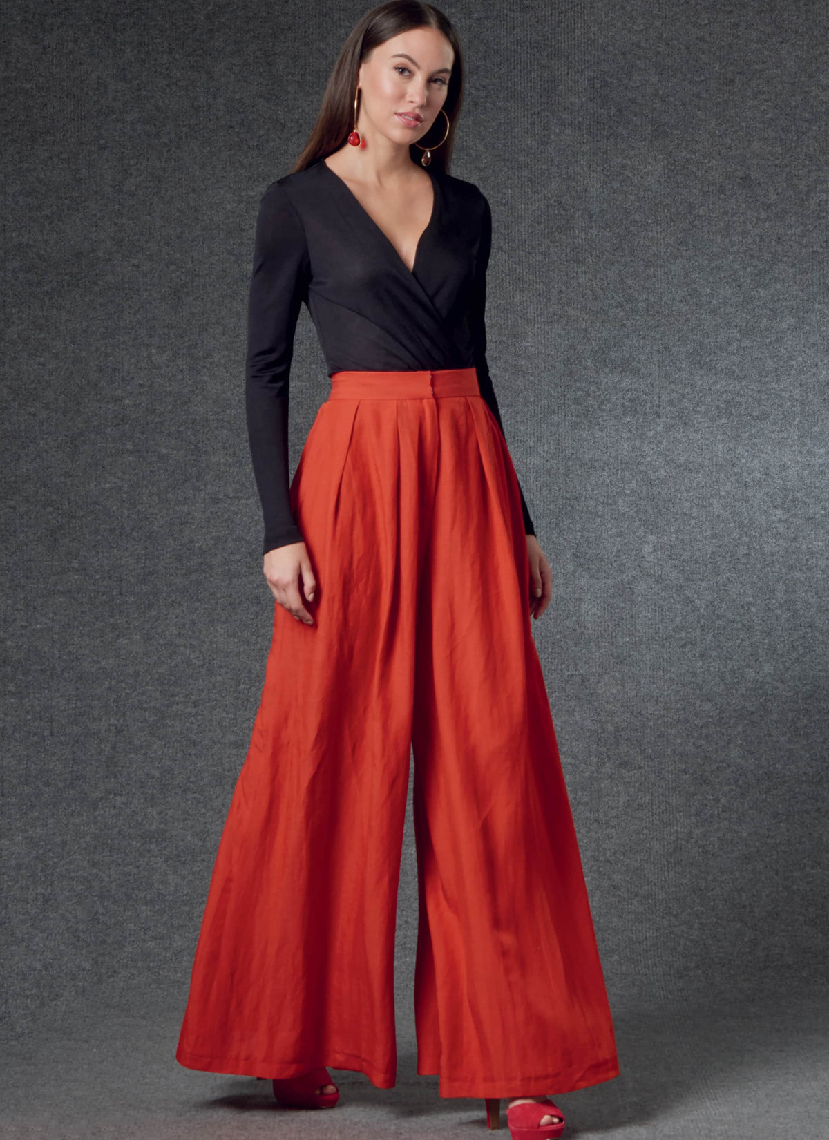 Vogue Misses Skirt/Pants Pants Misses Sewing Pattern V1772A (S-M-L-XL-XXL)