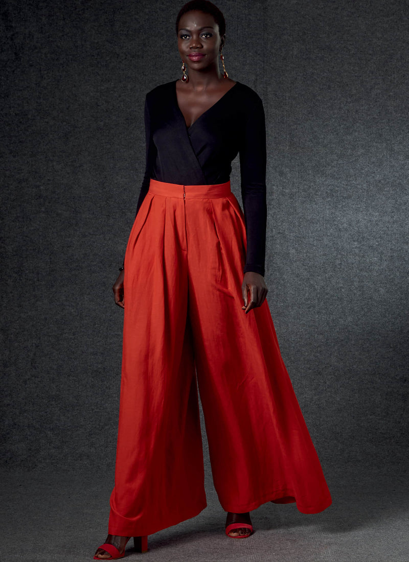 Vogue Misses Skirt/Pants Pants Misses Sewing Pattern V1772A (S-M-L-XL-XXL)