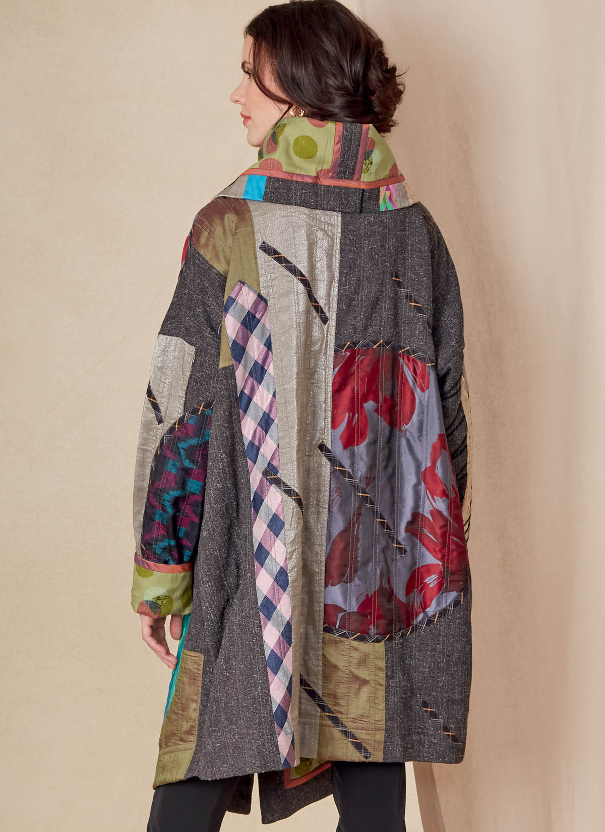 Vogue Misses Jacket Reversible Coat Sewing Pattern V1816A (XS-S-M-L-XL)