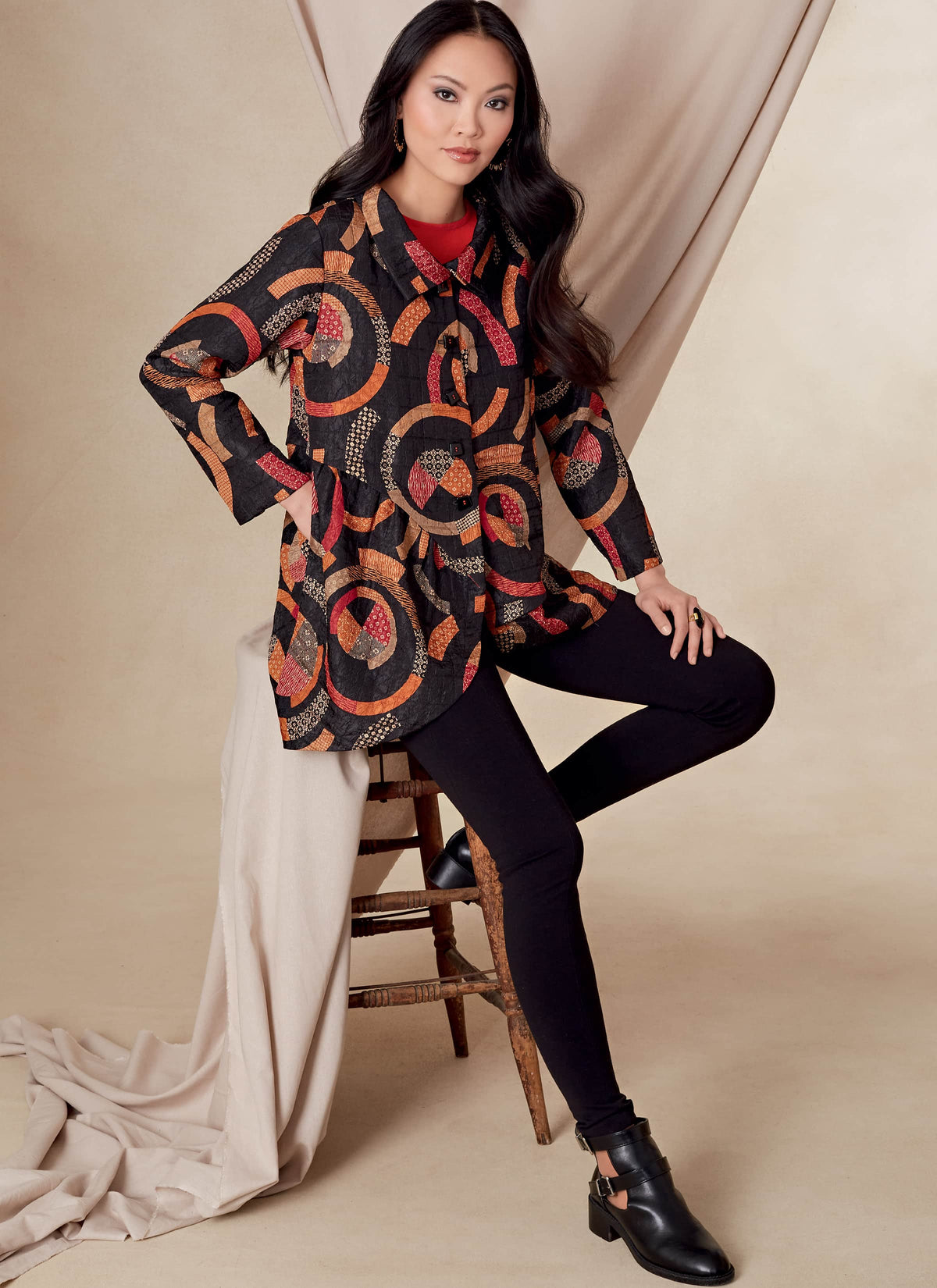 Vogue Jacket Misses Vest Sewing Pattern V1817