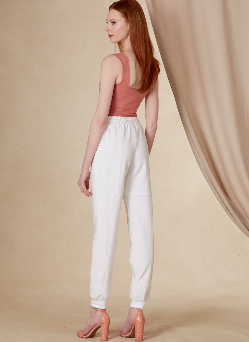 Vogue Misses Skirt/Pants & Petite Track Pants Sewing Pattern V1828A (XS-XXL)