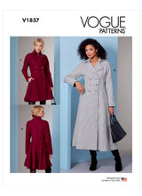 Vogue Coat Misses Sewing Pattern V1837