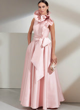 Vogue Special Misses Dress Occasion & Sash Sewing Pattern V1861