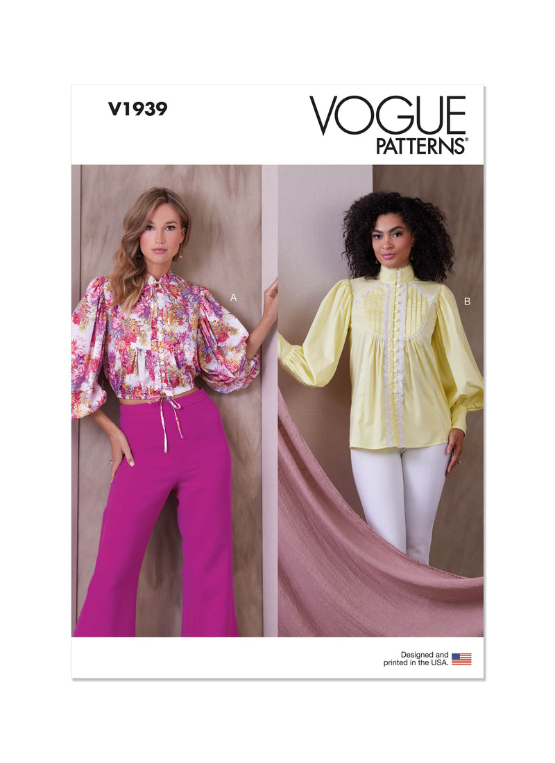 Vogue Top Misses Sewing Pattern V1939