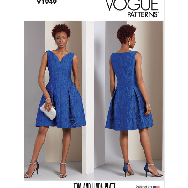 Vogue Dress Misses Sewing Pattern V1949 – Lullabee Fabrics