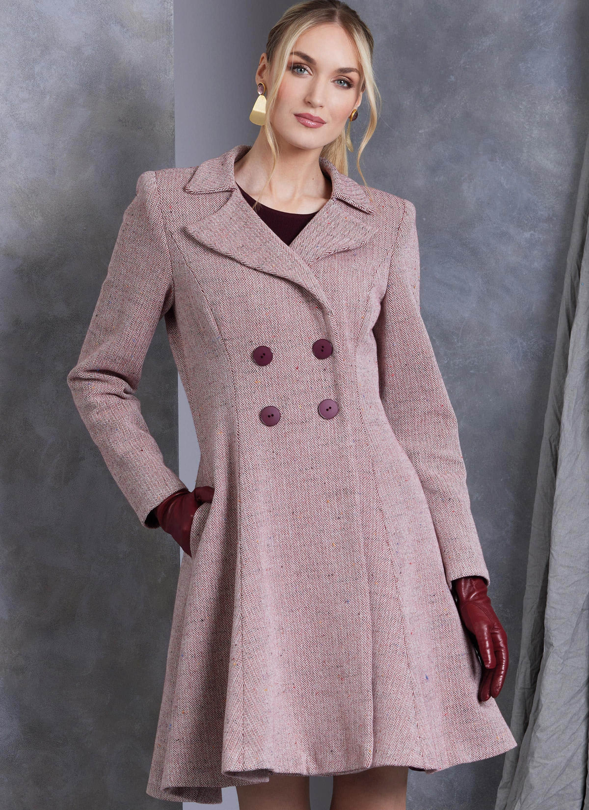 Vogue Coat Misses Five In Lengths Sewing Pattern V1971