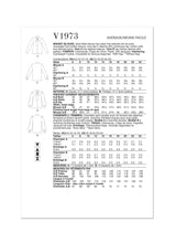 Vogue Blouse Misses Sewing Pattern V1973