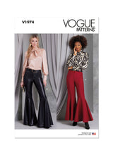 Vogue Pants Misses Sewing Pattern V1974
