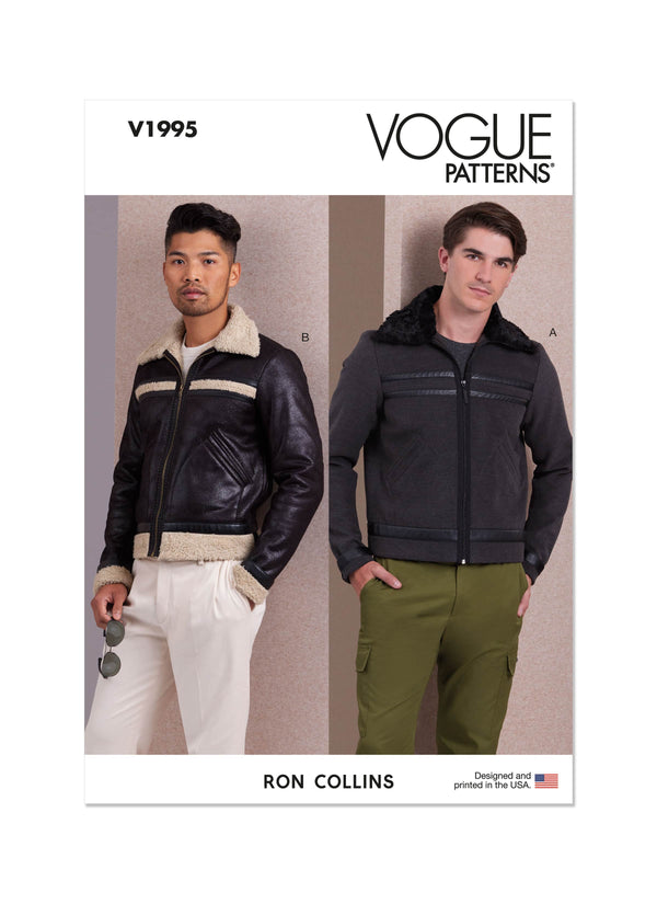 Vogue Mens Jackets Sewing Pattern V1995