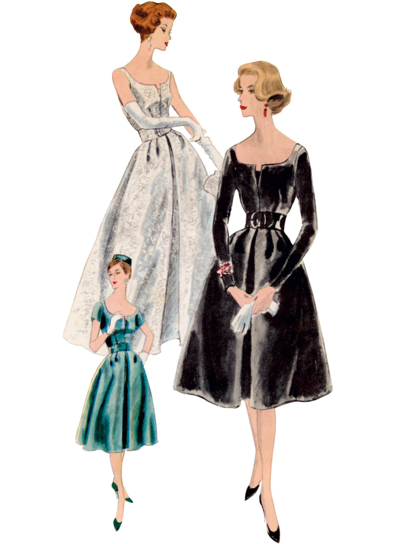 Vogue Vintage Misses Dress & Petticoat Sewing Pattern V2003 Lullabee Fabrics Vogue Vintage Misses Dress & Petticoat Sewing Pattern V2003 Lullabee Fabrics