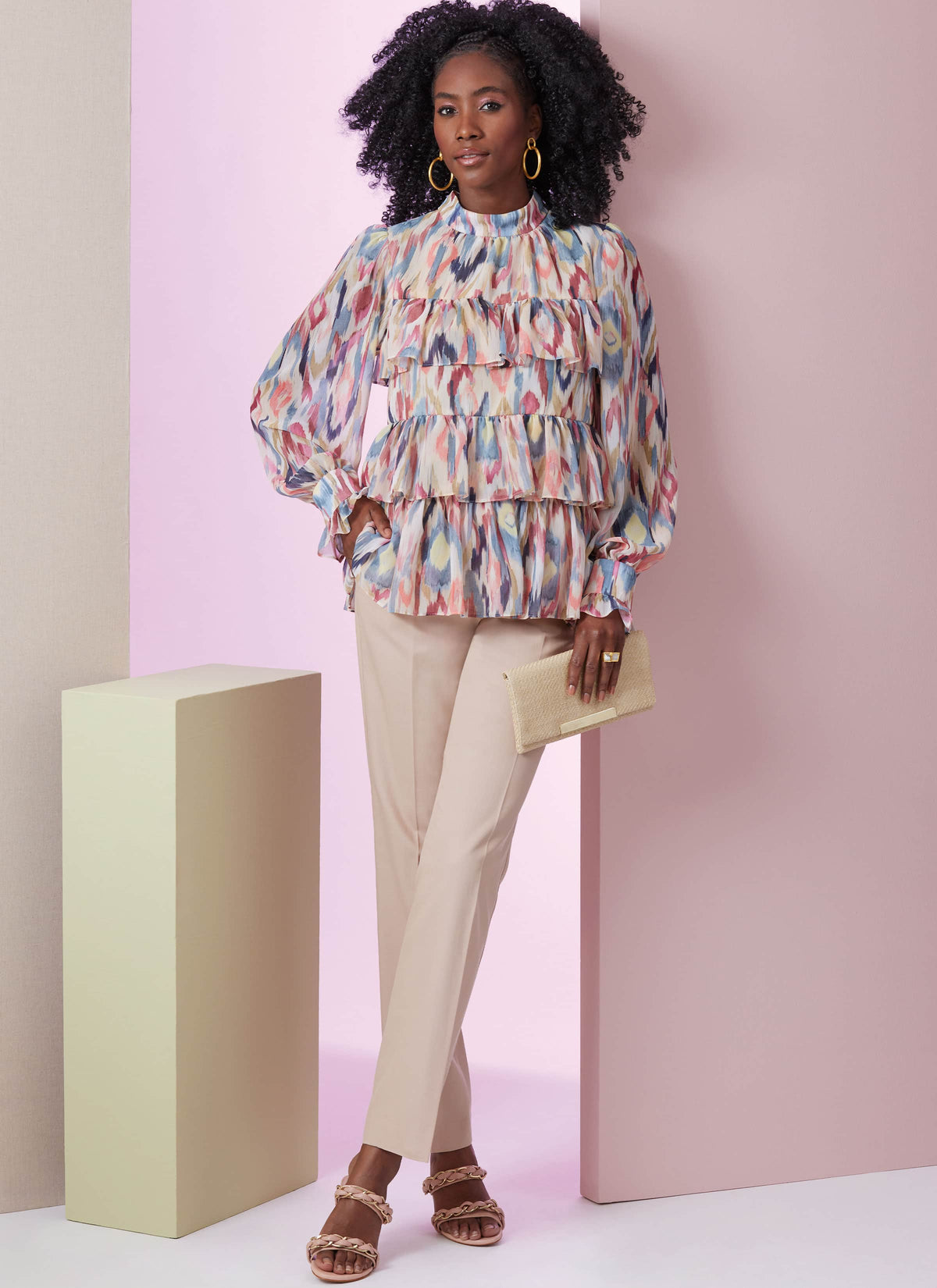 Vogue Misses Top With Sleeve Variations Sewing Pattern V2011