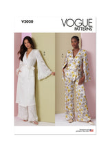 Vogue Misses Lounge Top, Robe & Pants Sewing Pattern V2020