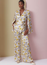 Vogue Misses Lounge Top, Robe & Pants Sewing Pattern V2020