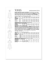 Vogue Misses' Dress with Sleeve Variations Sewing Pattern V2025