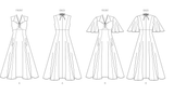Vogue Misses' Dress with Sleeve Variations Sewing Pattern V2025
