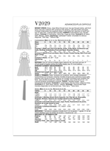 Vogue Misses' Dress by Badgley Mischka Sewing Pattern V2029