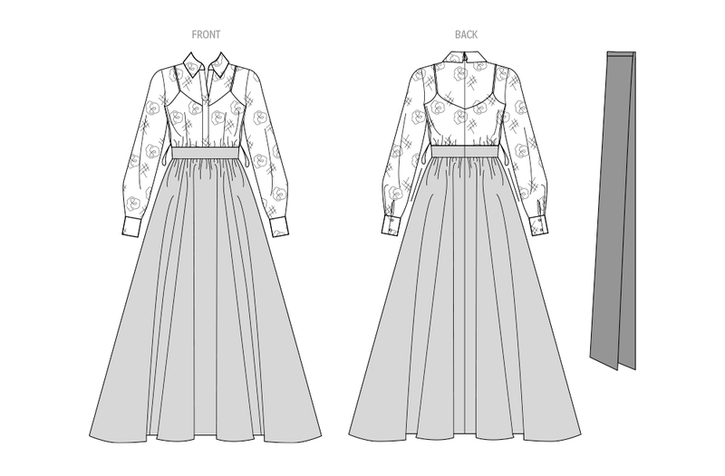 Vogue Misses' Dress by Badgley Mischka Sewing Pattern V2029
