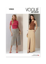 Vogue Misses' Skirt in Two Lengths Sewing Pattern V2032
