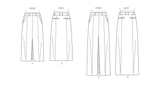 Vogue Misses' Skirt in Two Lengths Sewing Pattern V2032