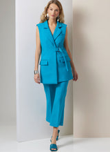 Vogue Misses' Vest and Pants Sewing Pattern V2036