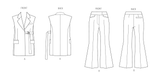 Vogue Misses' Vest and Pants Sewing Pattern V2036