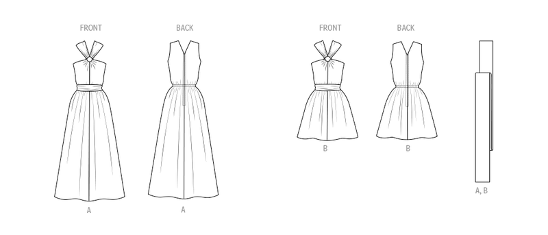 Vogue Misses' Dress in Two Lengths Sewing Pattern V2042