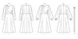 Vogue Misses' Dresses and Belt Sewing Pattern V2043
