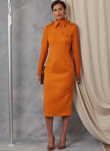 Vogue Misses' Dress with Collar and Sleeve Variations Pattern V2045