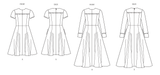 Vogue Misses' Dress with Sleeve and Length Variations Pattern V2046