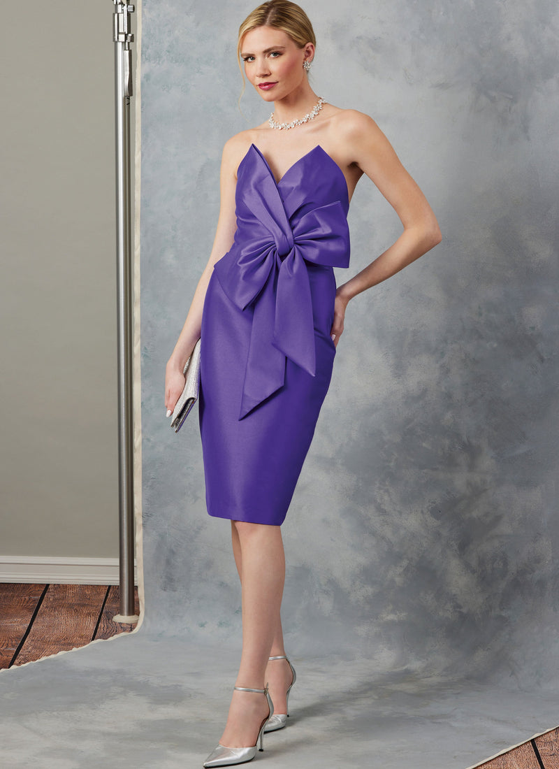 Vogue Misses' Evening Dress by Badgley Mischka Sewing Pattern V2047