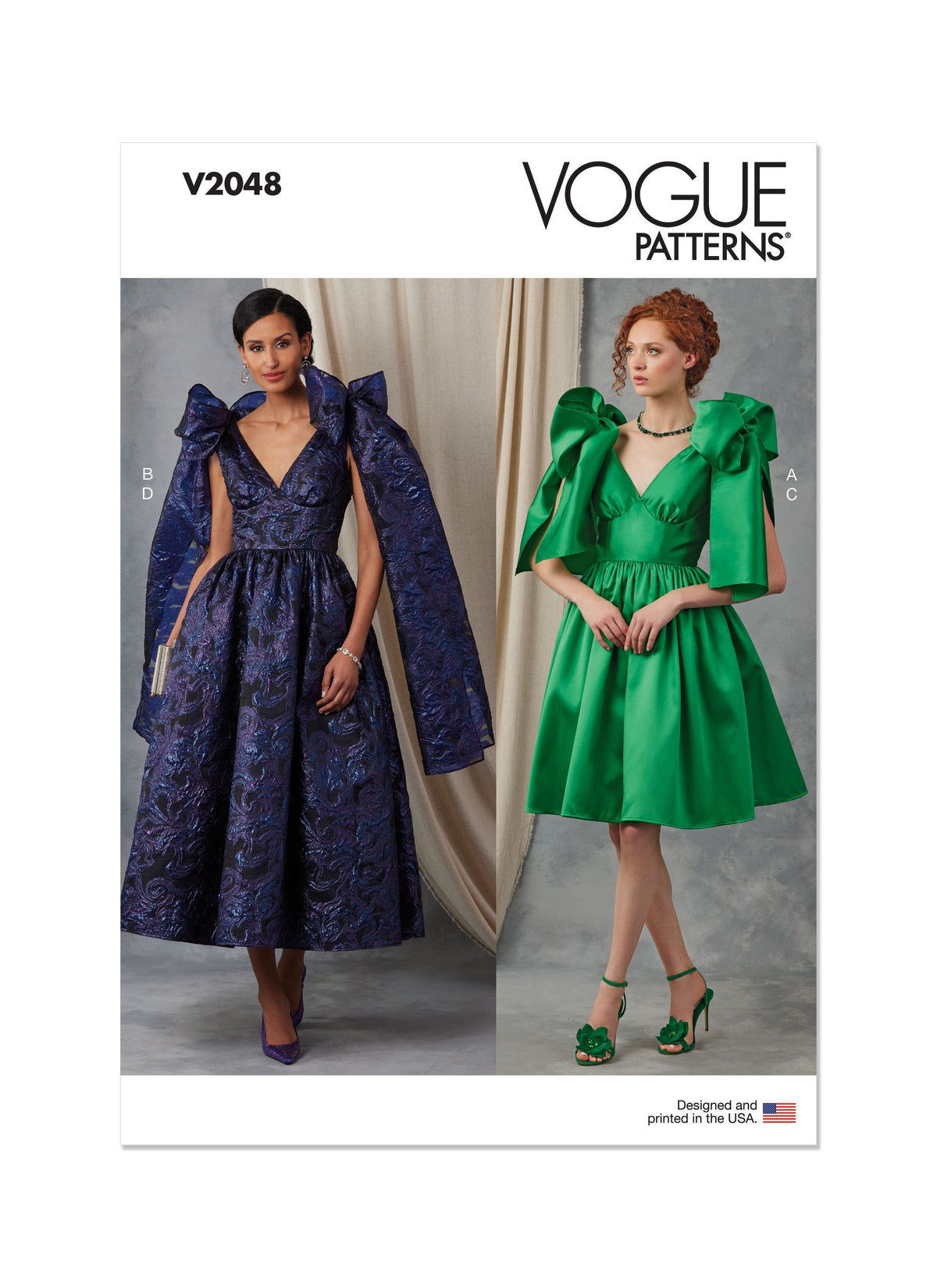 Vogue Misses' Evening Dress in Two Lengths Sewing Pattern V2048
