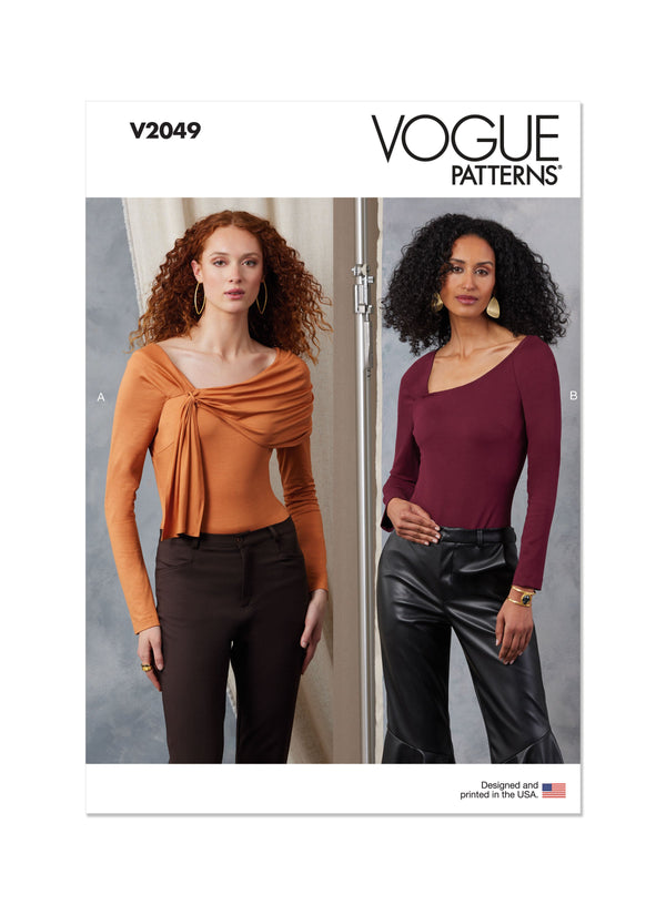 Vogue Misses' Bodysuits Sewing Pattern for Stylish Creations V2049