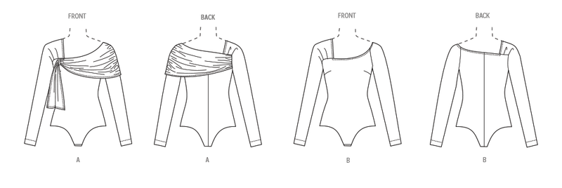 Vogue Misses' Bodysuits Sewing Pattern for Stylish Creations V2049