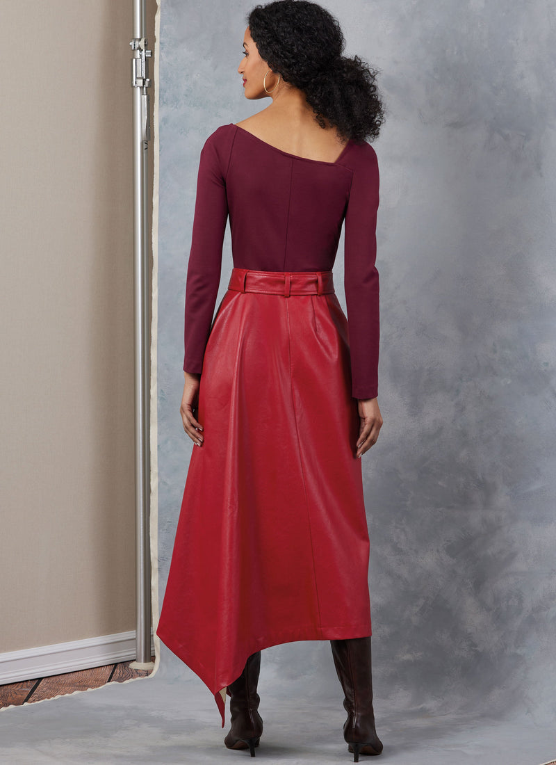 Vogue Misses' Skirts and Belt Sewing Pattern V2050