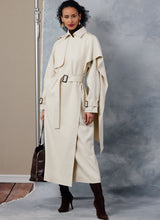 Vogue Misses' Trench Coats with Belt Sewing Pattern V2055