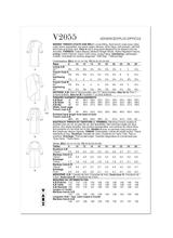 Vogue Misses' Trench Coats with Belt Sewing Pattern V2055