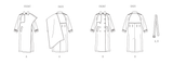 Vogue Misses' Trench Coats with Belt Sewing Pattern V2055
