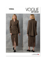 Vogue Misses' Jacket and Skirt Sewing Pattern V2056